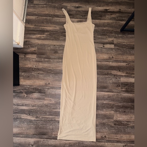 Solid Nude Tan Scoop Neck Tank Dress size XS - Picture 4 of 8